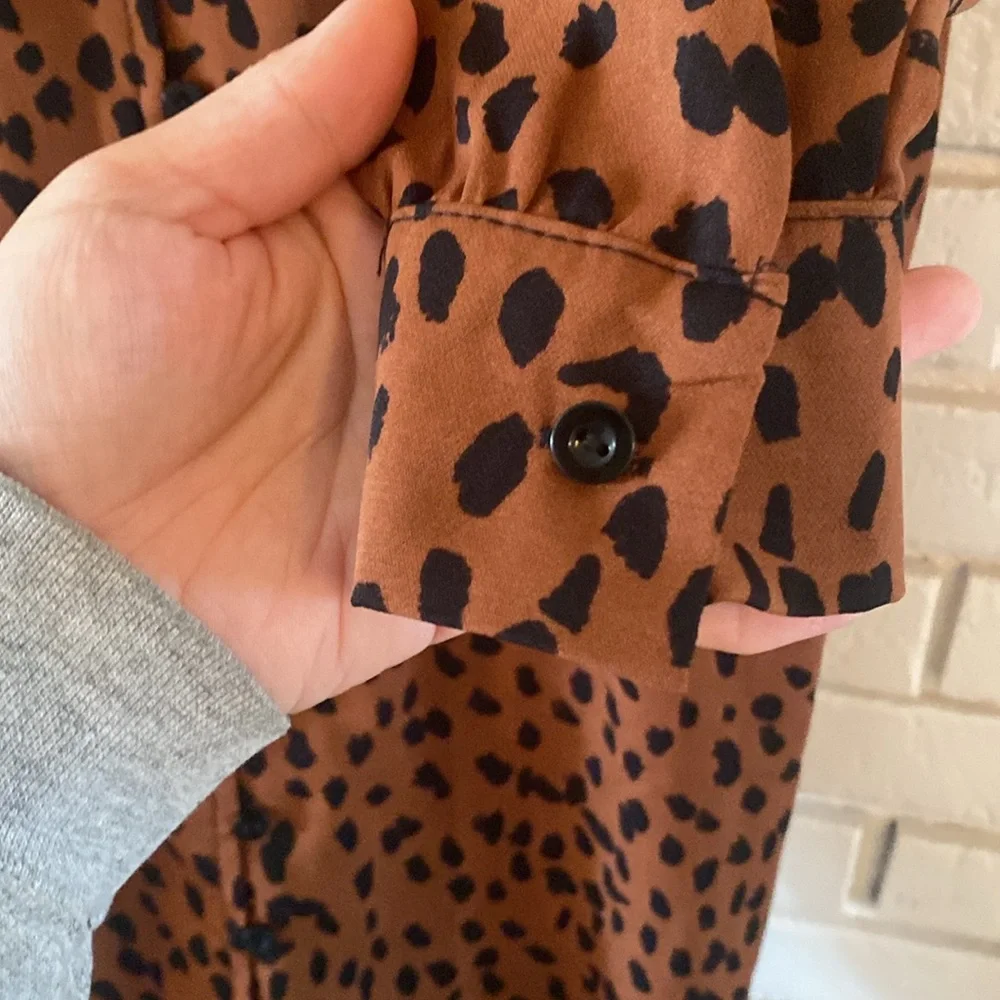 Boohoo TALL LEOPARD PRINT MAXI DRESS - Picture 8 of 8